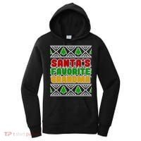 Santa's Favorite Grandma Ugly Sweater Women's Hoodie thumb 0