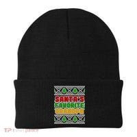 Santa's Favorite Grandpa Ugly Sweater Beanie thumb 0