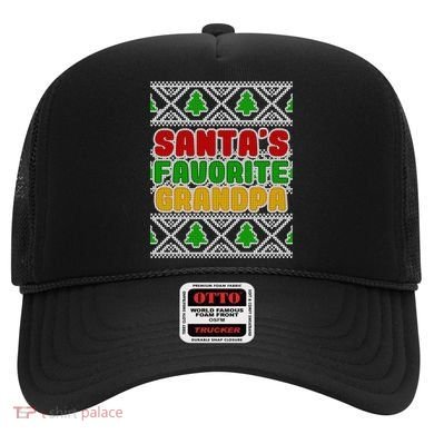 Santa's Favorite Grandpa Ugly Sweater Hat