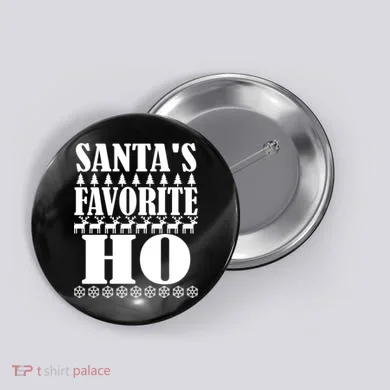 Santa's Favorite Ho Button
