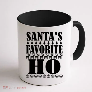Santas Favorite Ho Coffee Mug back