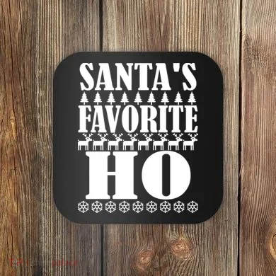Santa's Favorite Ho Coaster