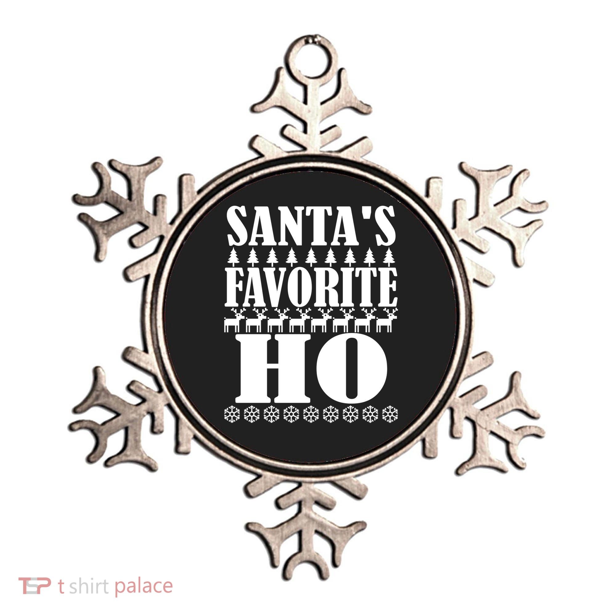 Santa's Favorite Ho Ornament