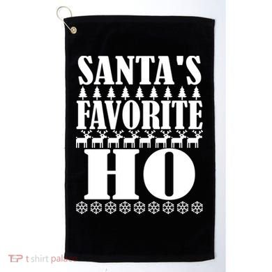 Santa's Favorite Ho Golf Towel