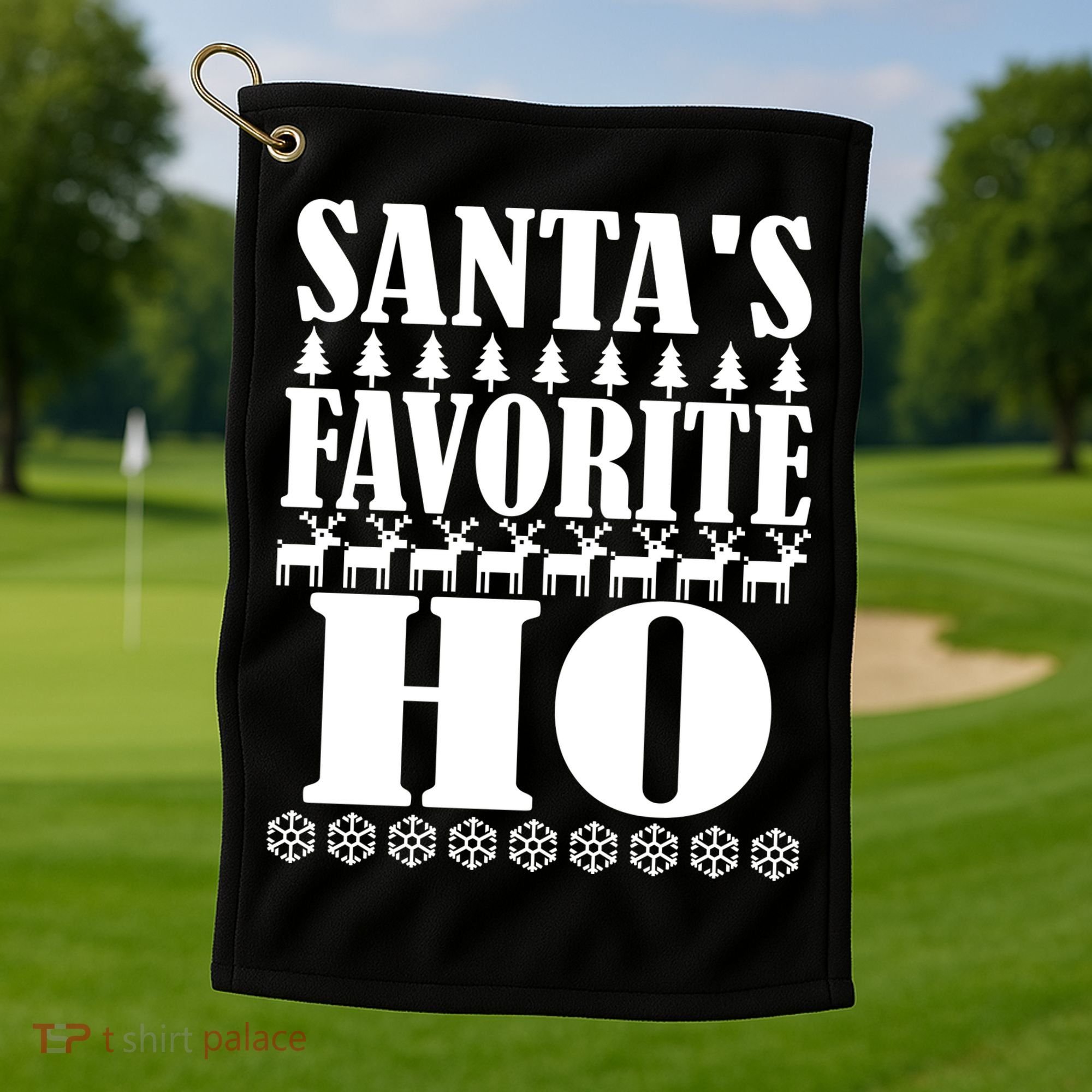 Santas Favorite Ho Golf Towel