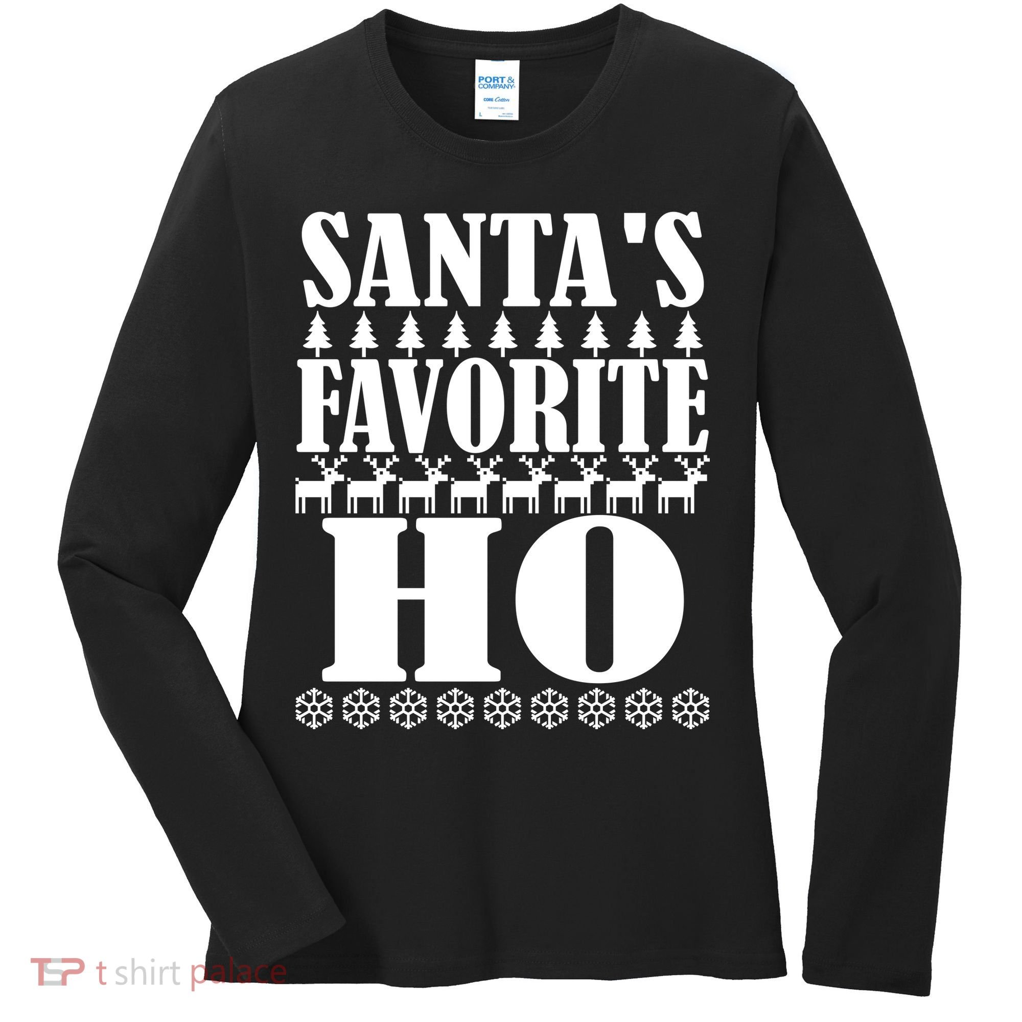 Santa's Favorite Ho Women's Long Sleeve Shirt