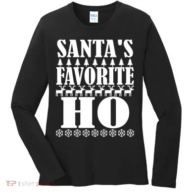 Santa's Favorite Ho Women's Long Sleeve Shirt