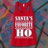 Santas Favorite Ho Women's Tank Top thumb 3