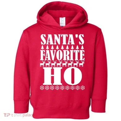 Santas Favorite Ho Toddler Hoodie