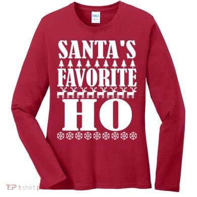 Santas Favorite Ho Women's Long Sleeve Shirt