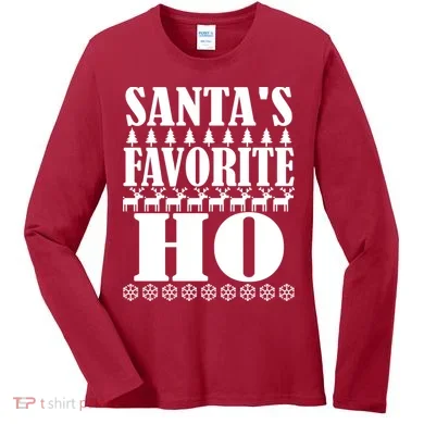Santas Favorite Ho Women's Long Sleeve Shirt