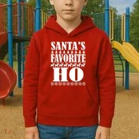 Santas Favorite Ho Kids Hoodie thumb 2