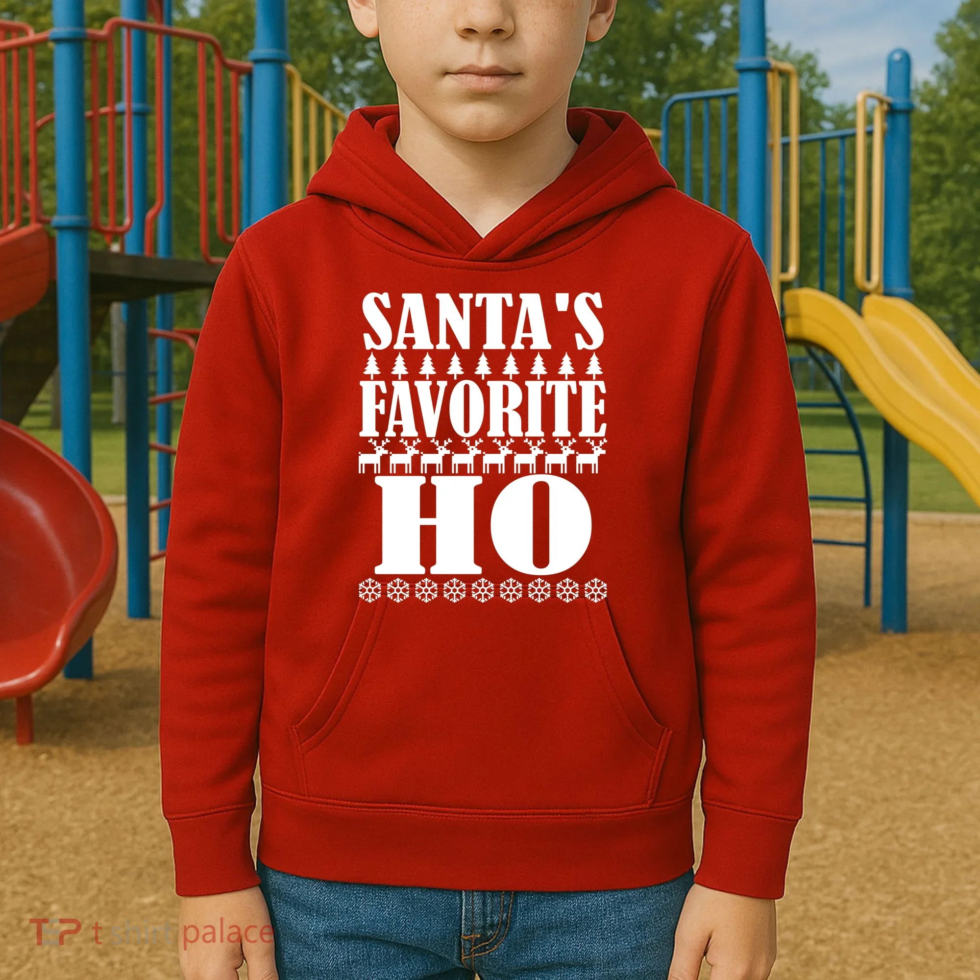 Santas Favorite Ho Kids Hoodie