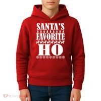 Santas Favorite Ho Kids Hoodie thumb 4