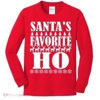 Santas Favorite Ho Kids Long Sleeve Shirt thumb 0
