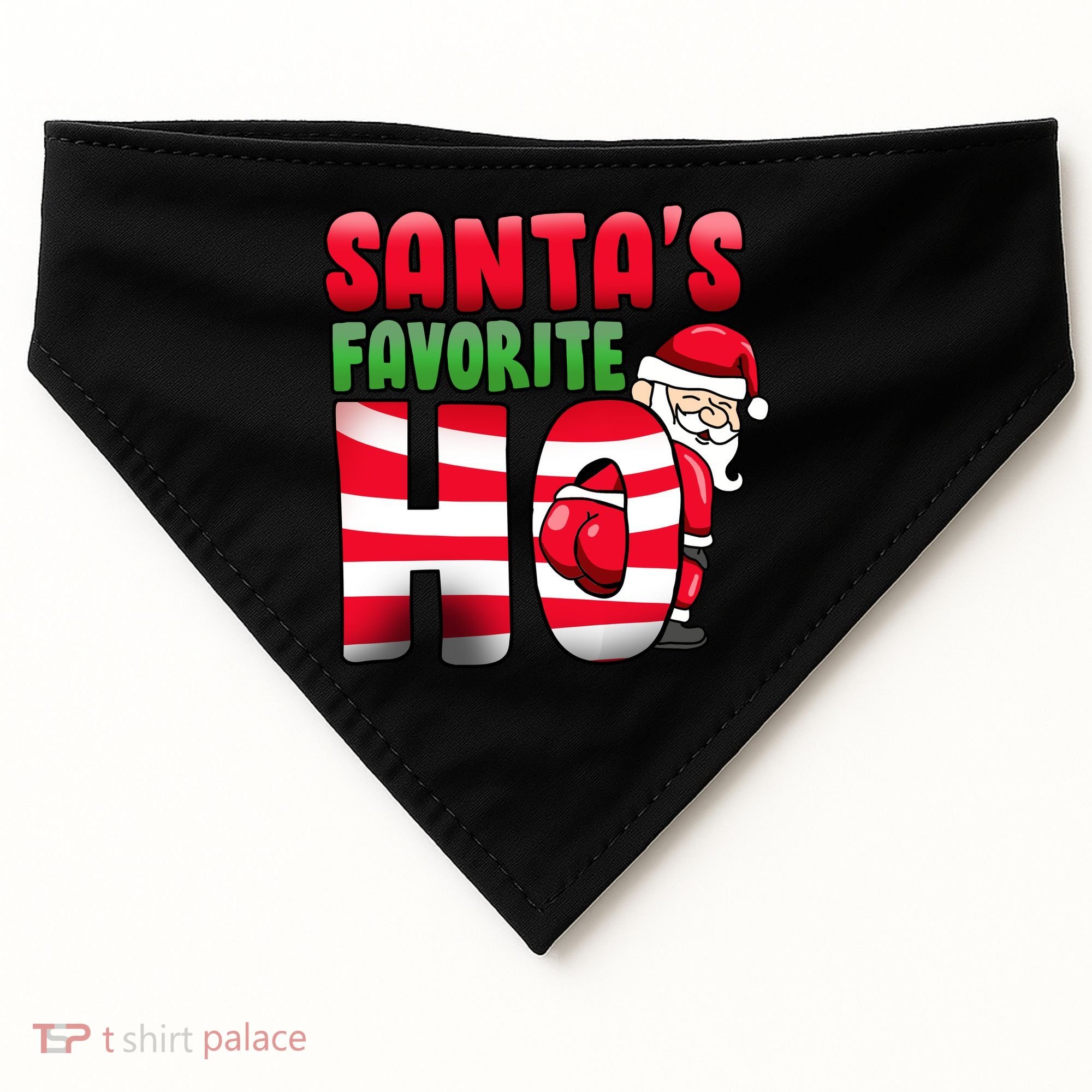 Santa's Favorite Ho Funny X-Mas USA-Made Doggie Bandana