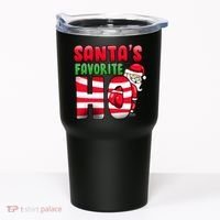 Santa's Favorite Ho Funny X-Mas Tumbler thumb 0
