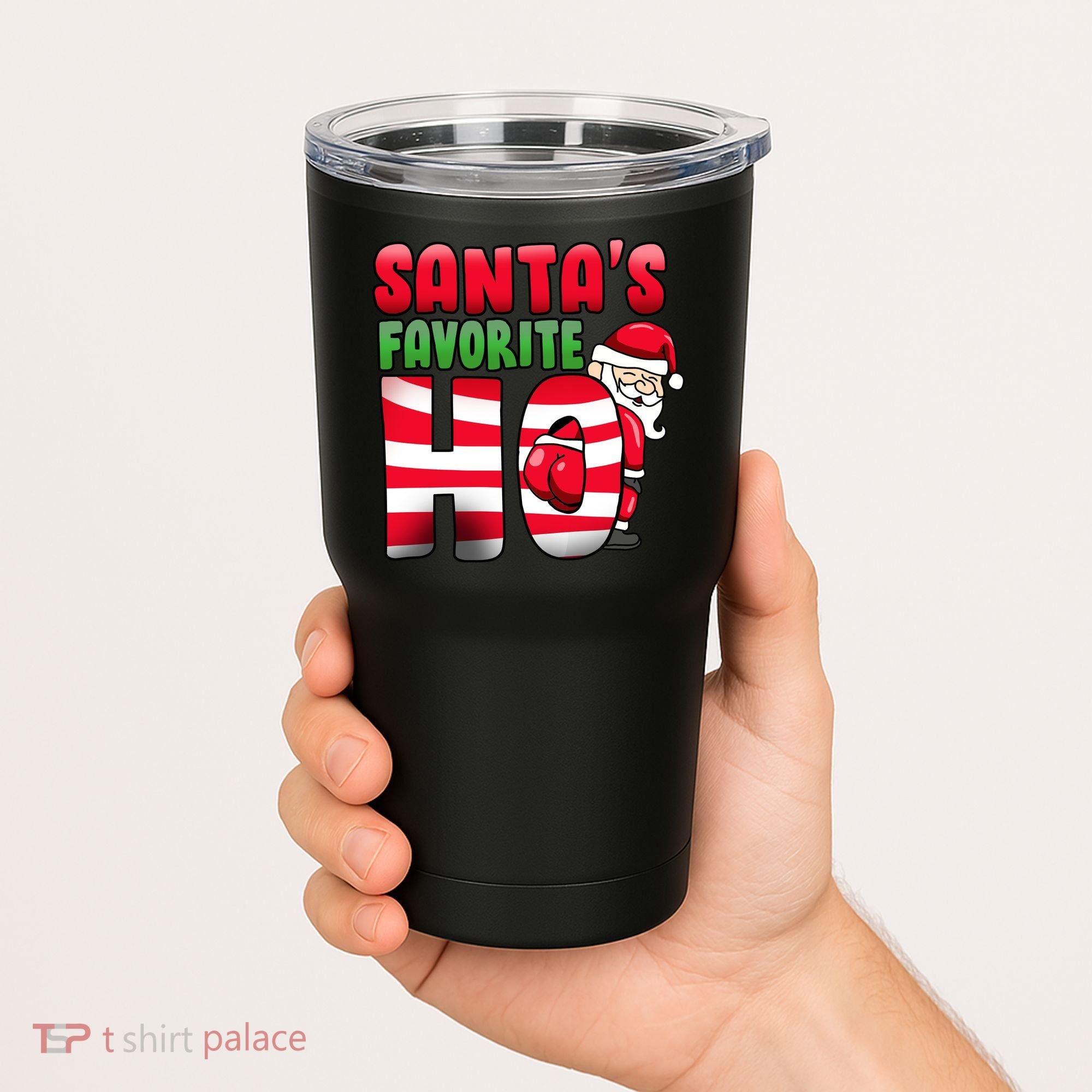 Santa's Favorite Ho Funny X-Mas Tumbler