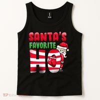 Santa's Favorite Ho Funny X-Mas Tank Top thumb 2