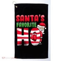 Santa's Favorite Ho Funny X-Mas Golf Towel thumb 0