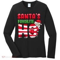 Santa's Favorite Ho Funny X-Mas Women's Long Sleeve Shirt thumb 0