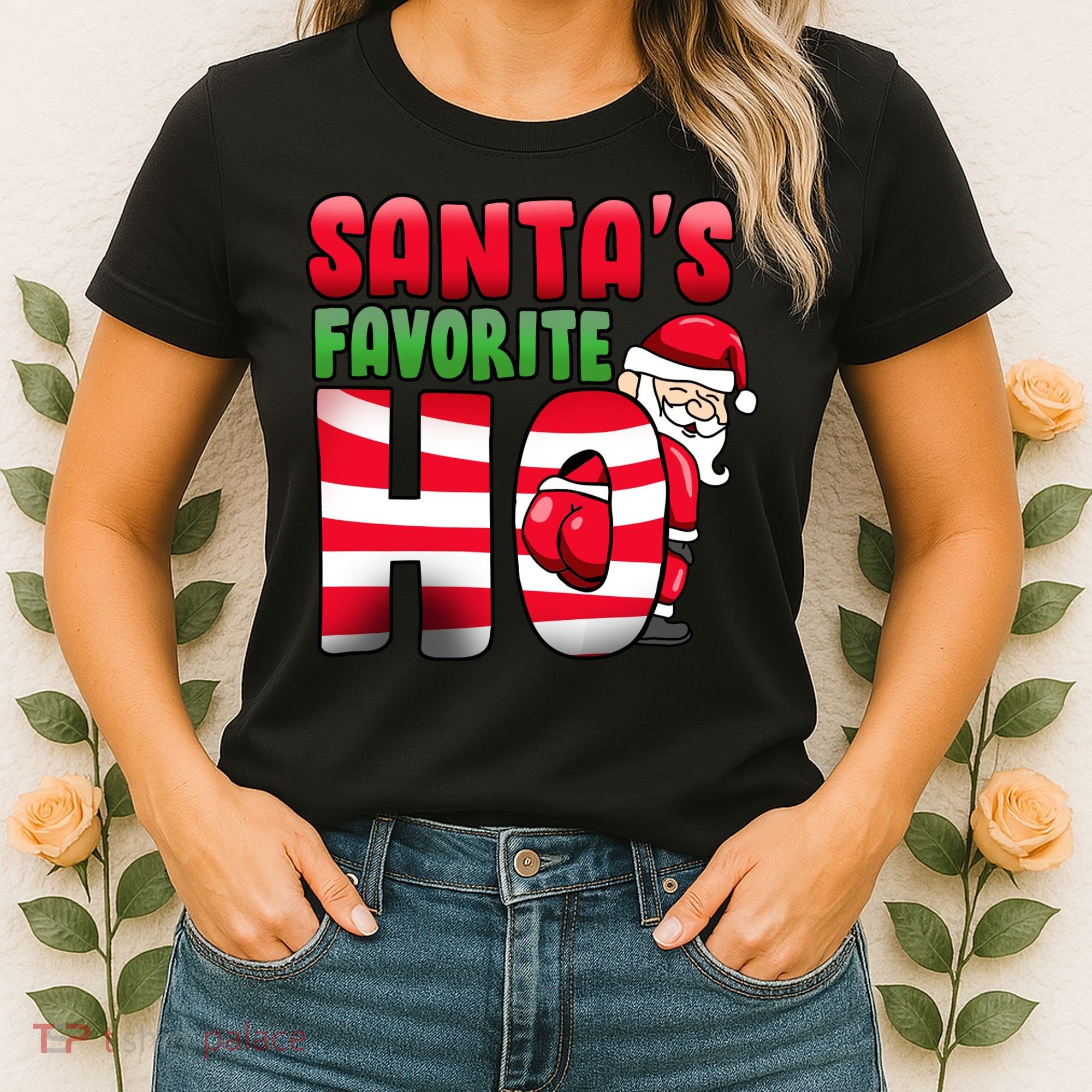 Santa's Favorite Ho Funny X-Mas Women's T-Shirt