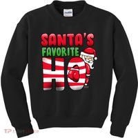 Santa's Favorite Ho Funny X-Mas Kids Sweatshirt thumb 0