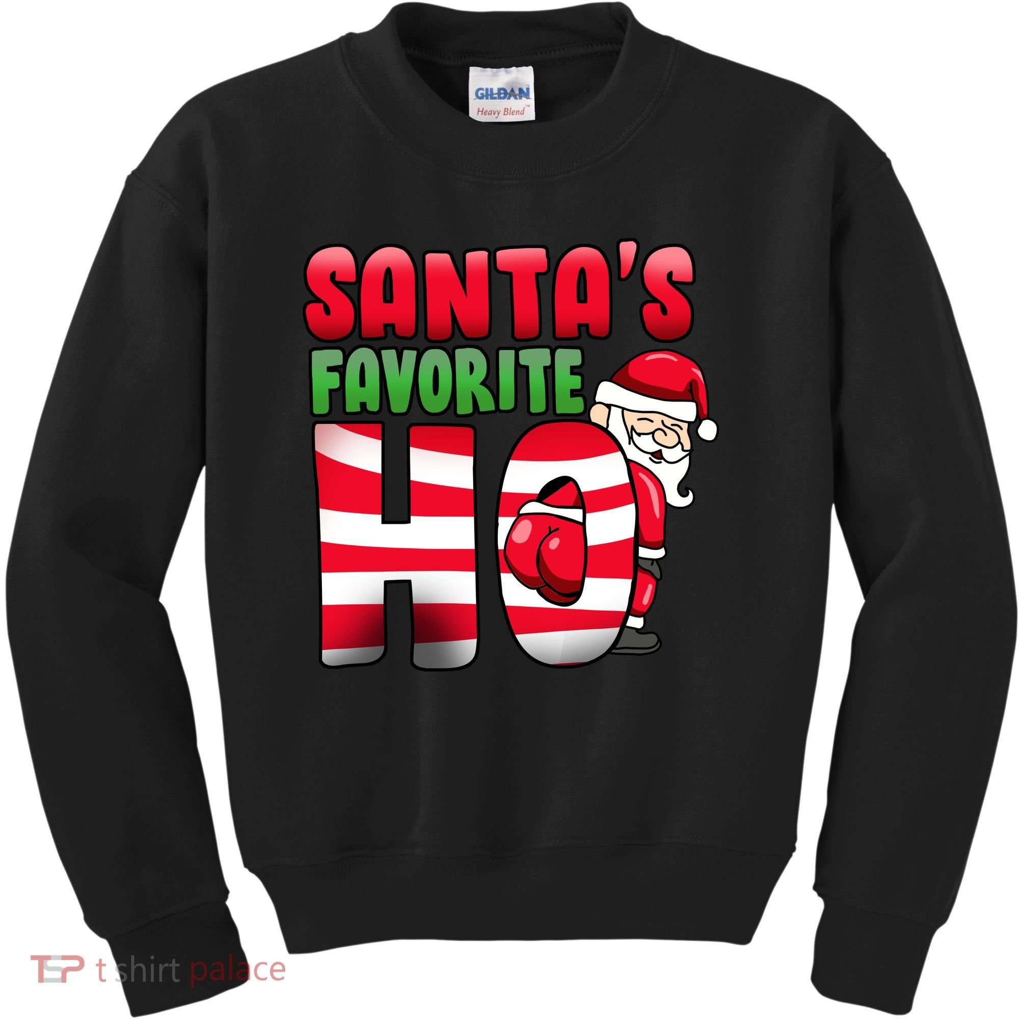 Santa's Favorite Ho Funny X-Mas Kids Sweatshirt