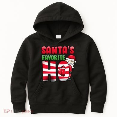 Santa's Favorite Ho Funny X-Mas Kids Hoodie