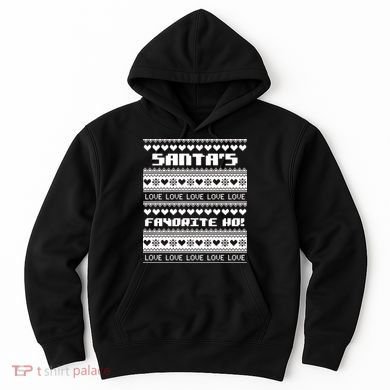 Santa's Favorite Ho Ugly Christmas Sweater Hoodie