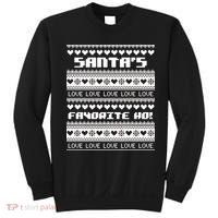 Santa's Favorite Ho Ugly Christmas Sweater Sweatshirt thumb 0