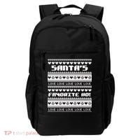 Santa's Favorite Ho Ugly Christmas Sweater Backpack thumb 0