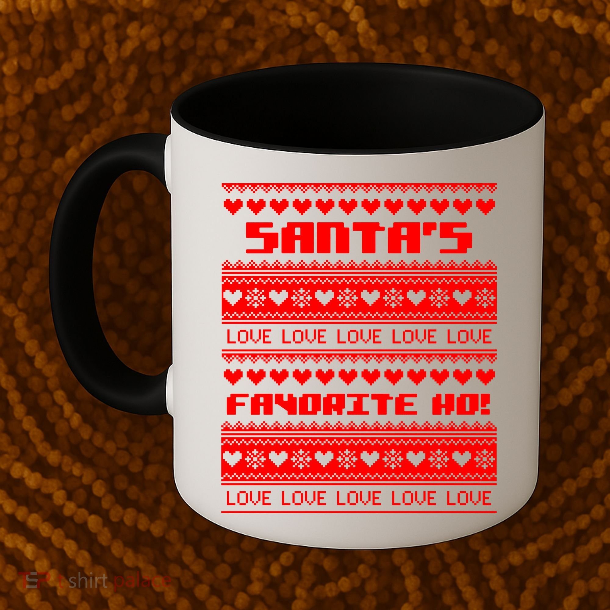 Santa's Favorite Ho Ugly Christmas Sweater Coffee Mug