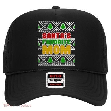 Santa's Favorite Mom Ugly Sweater Hat