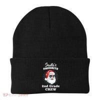 Santa's Favorite Second Grade Crew Christmas Beanie thumb 0
