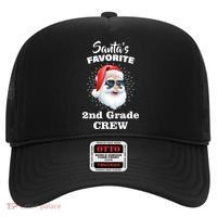 Santa's Favorite Second Grade Crew Christmas Hat thumb 0