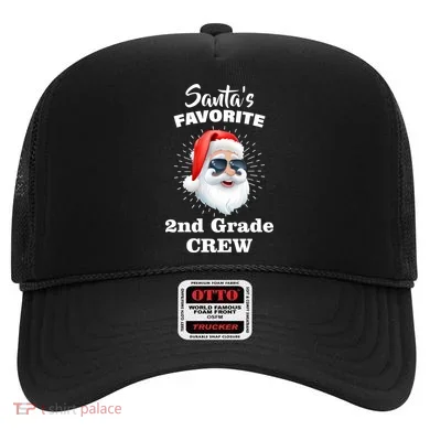 Santa's Favorite Second Grade Crew Christmas Hat