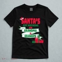 Santa's Got Nothing On Grandma And Grandpa Christmas T-Shirt thumb 5