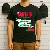 Santa's Got Nothing On Grandma And Grandpa Christmas T-Shirt thumb 6