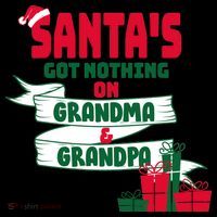 Santa's Got Nothing On Grandma And Grandpa Christmas Coffee Mug thumb 5