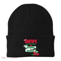 Santa's Got Nothing On Grandma And Grandpa Christmas Beanie thumb 0