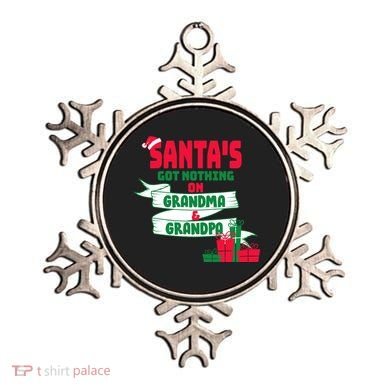 Santa's Got Nothing On Grandma And Grandpa Christmas Ornament