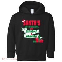 Santa's Got Nothing On Grandma And Grandpa Christmas Toddler Hoodie thumb 0