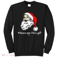 Santa's Ho Funny Christmas Sweatshirt thumb 0