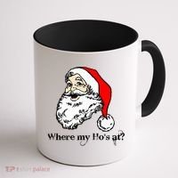 Santa's Ho Funny Christmas Coffee Mug thumb 1