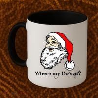 Santa's Ho Funny Christmas Coffee Mug thumb 2
