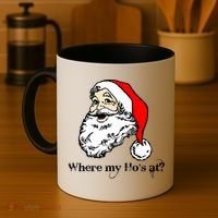 Santa's Ho Funny Christmas Coffee Mug thumb 4