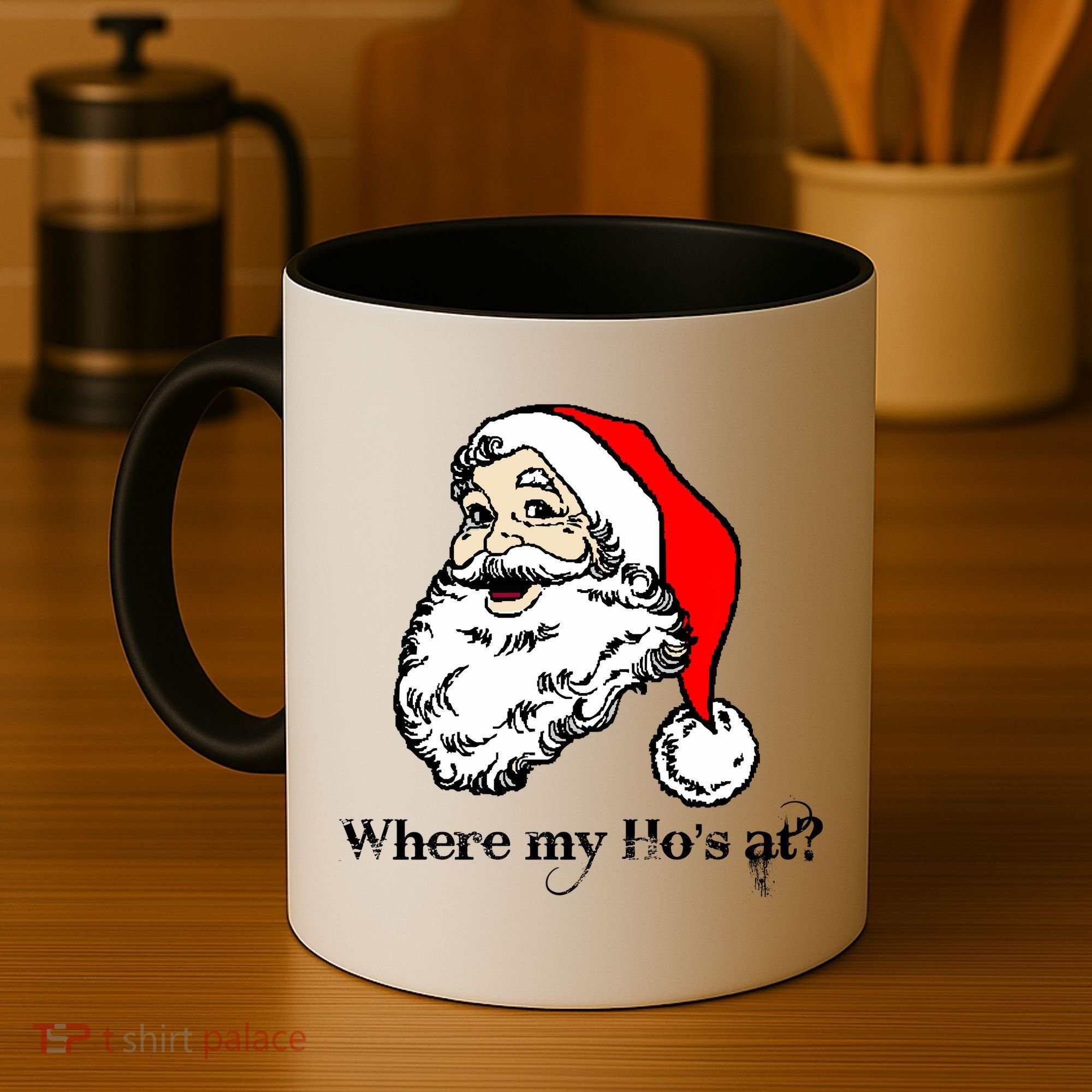 Santa's Ho Funny Christmas Coffee Mug
