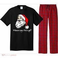 Santa's Ho Funny Christmas Pajama Set thumb 0