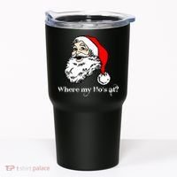Santa's Ho Funny Christmas Tumbler thumb 0